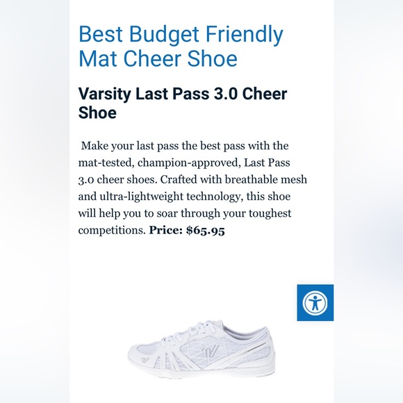Varsity Shoes Varsity Last Pass 3 Cheer Shoe Poshmark